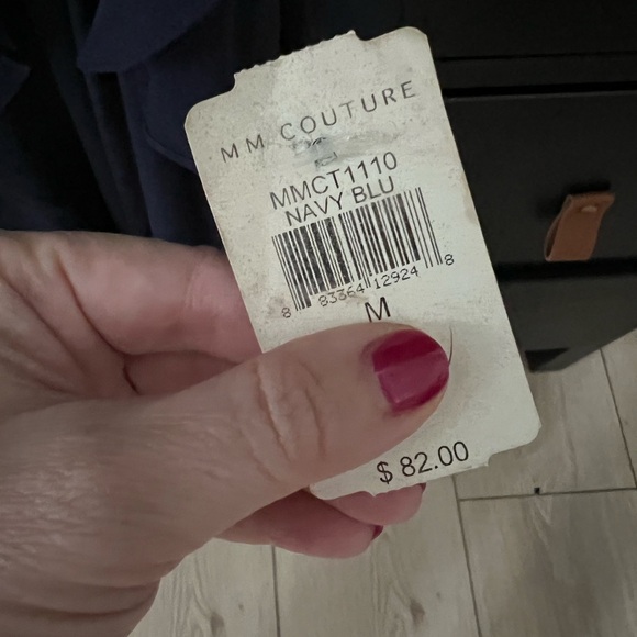 MM Couture one shoulder blouse - Picture 4 of 5